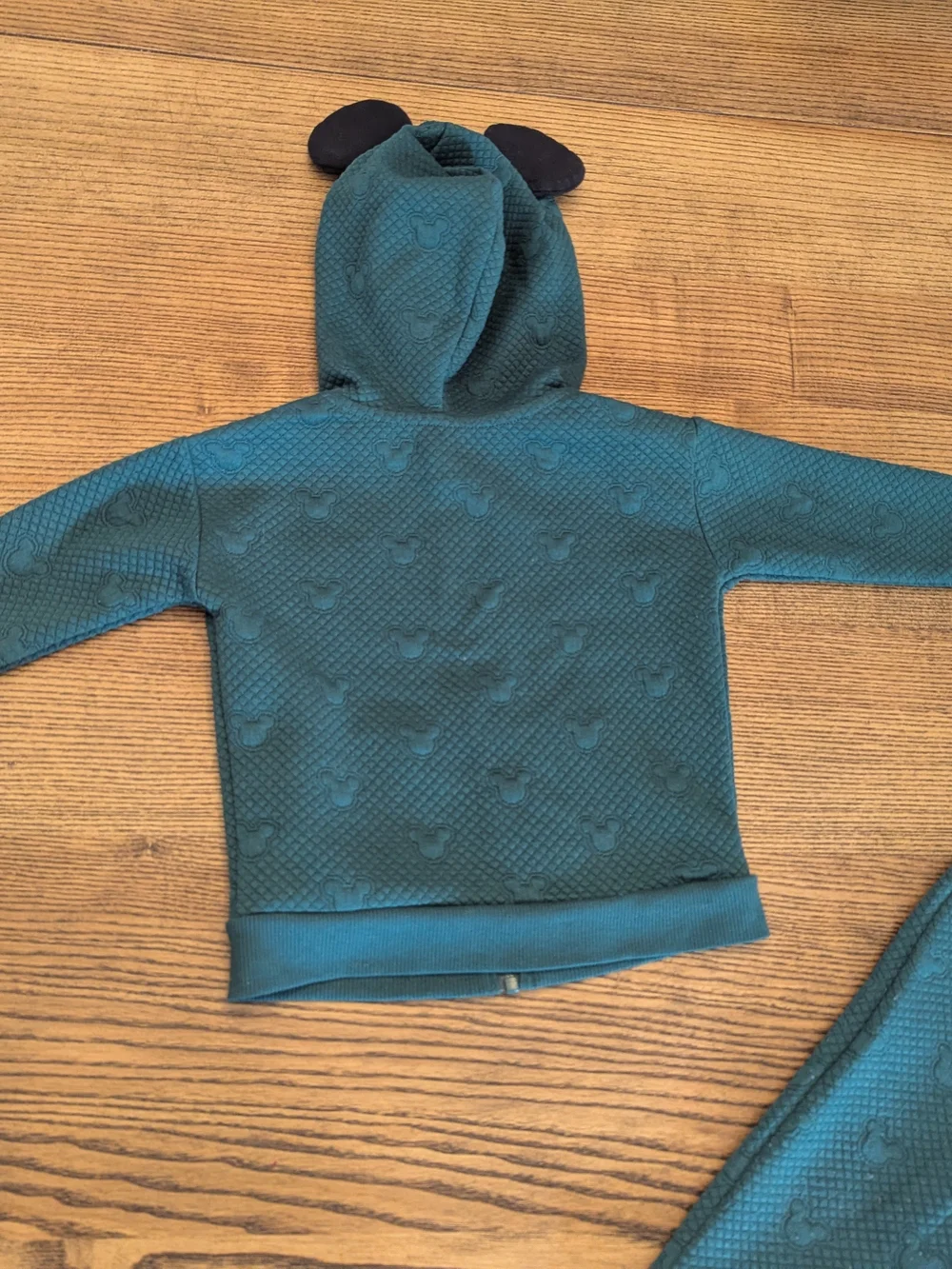 EUC Disney Jumping Beans Baby Boy 18 Month Mickey Mouse Bodysuit Zip Hoodie Pant